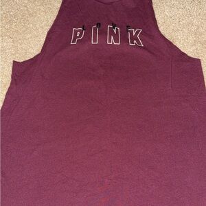 PINK Victoria's Secret Maroon Tank